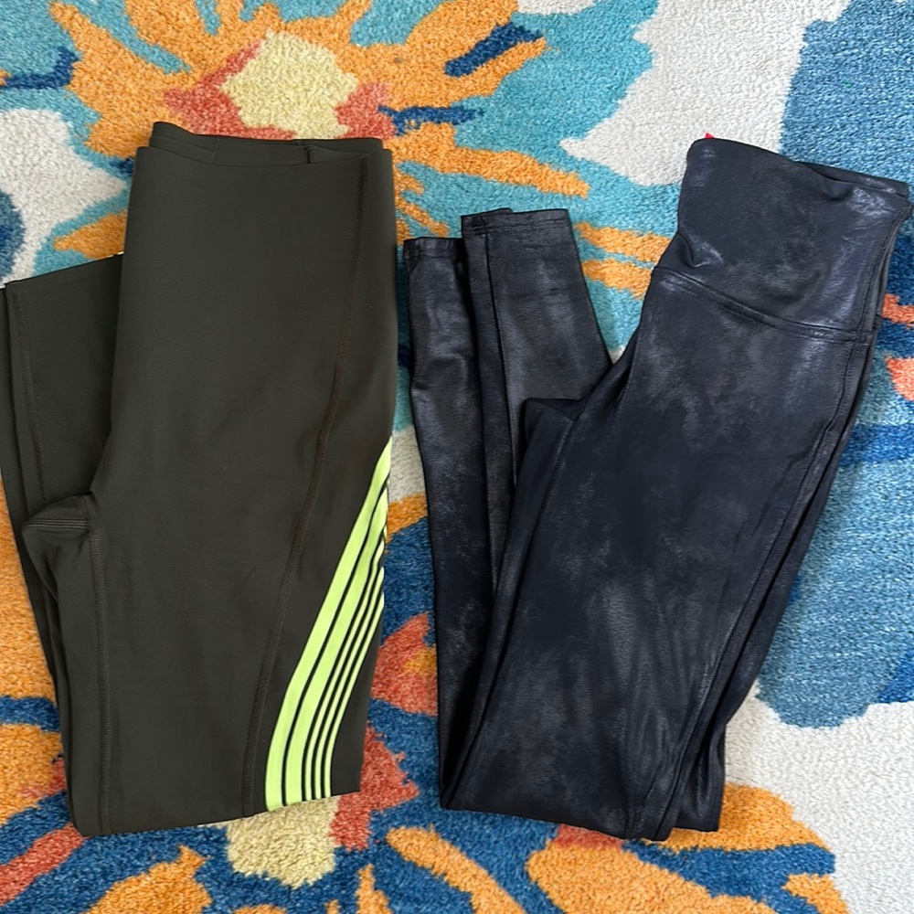Spanx leggings set of 2 medium